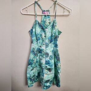 Green/Blue Flower Dress